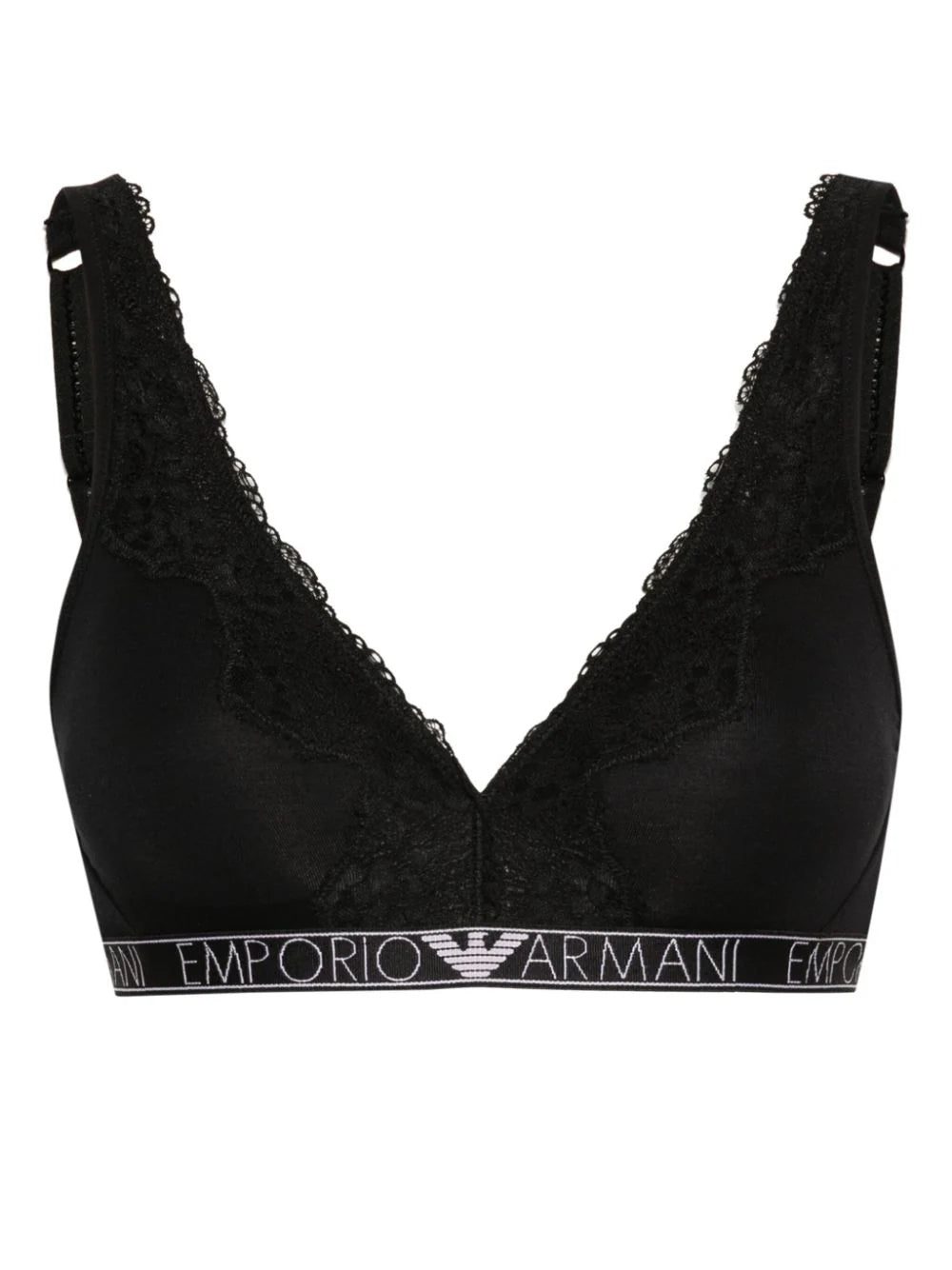 Emporio Armani lace-detail bra