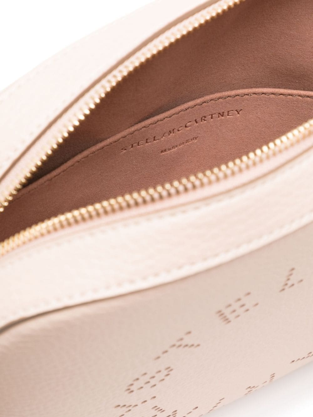 Stella McCartney logo-perforated faux-leather mini bag - Image 5