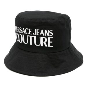 Versace Jeans Couture logo-patch cotton bucket hat