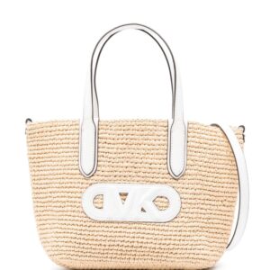 Michael Kors logo-patch tote bag