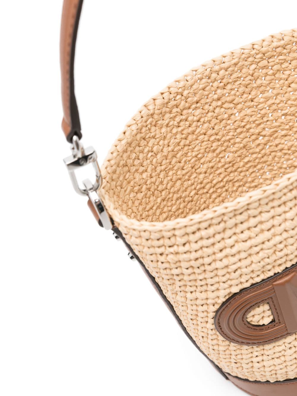 Michael Kors logo-patch bucket bag - Image 5