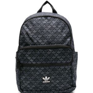 adidas logo-patch monogram-print backpack