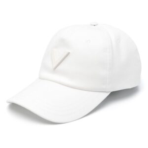 Valentino Garavani logo-appliqué cotton hat