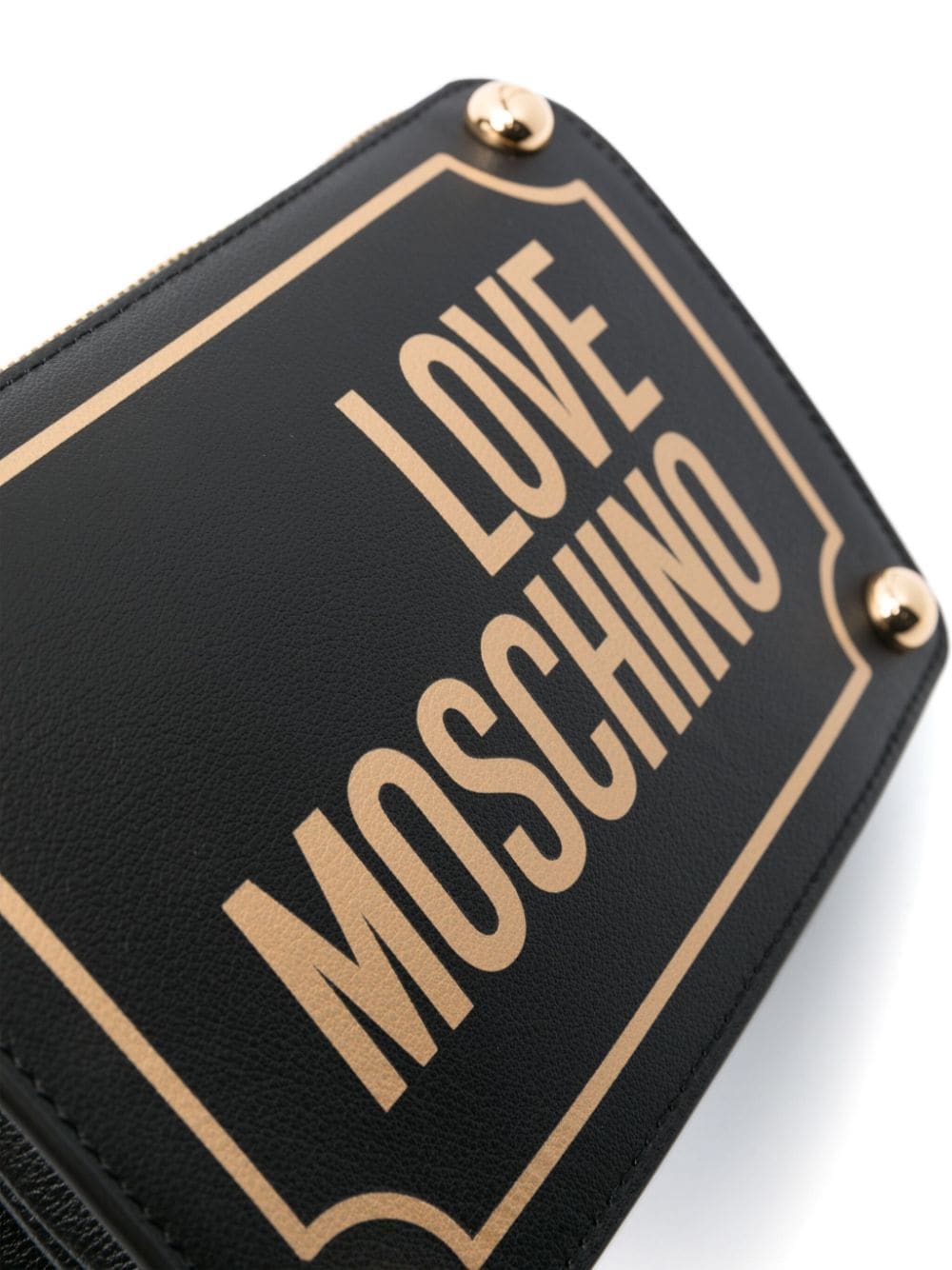 Love Moschino logo-print shoulder bag - Image 4