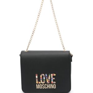 Love Moschino logo-lettering shoulder bag
