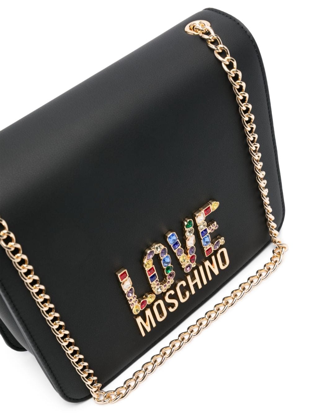 Love Moschino logo-lettering shoulder bag - Image 4
