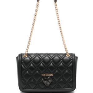 Love Moschino heart-plaque cross body bag