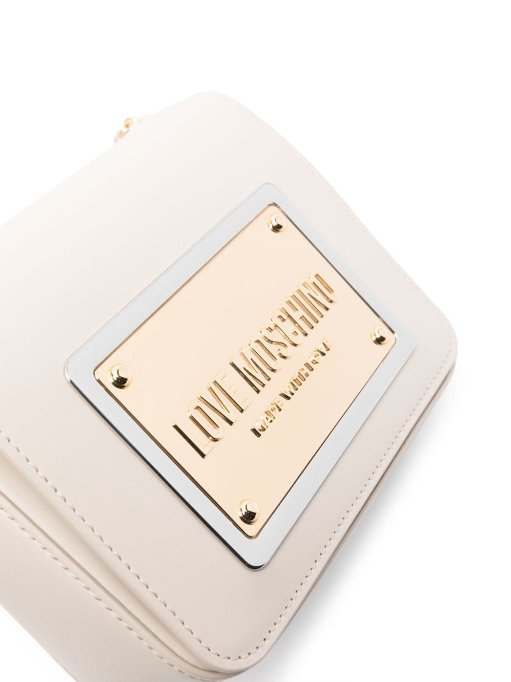 Love Moschino logo-plaque cross body bag - Image 4