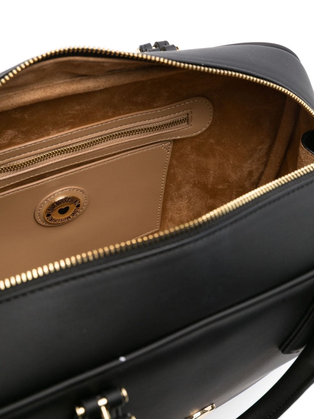 Love Moschino logo-plaque tote bag - Image 5