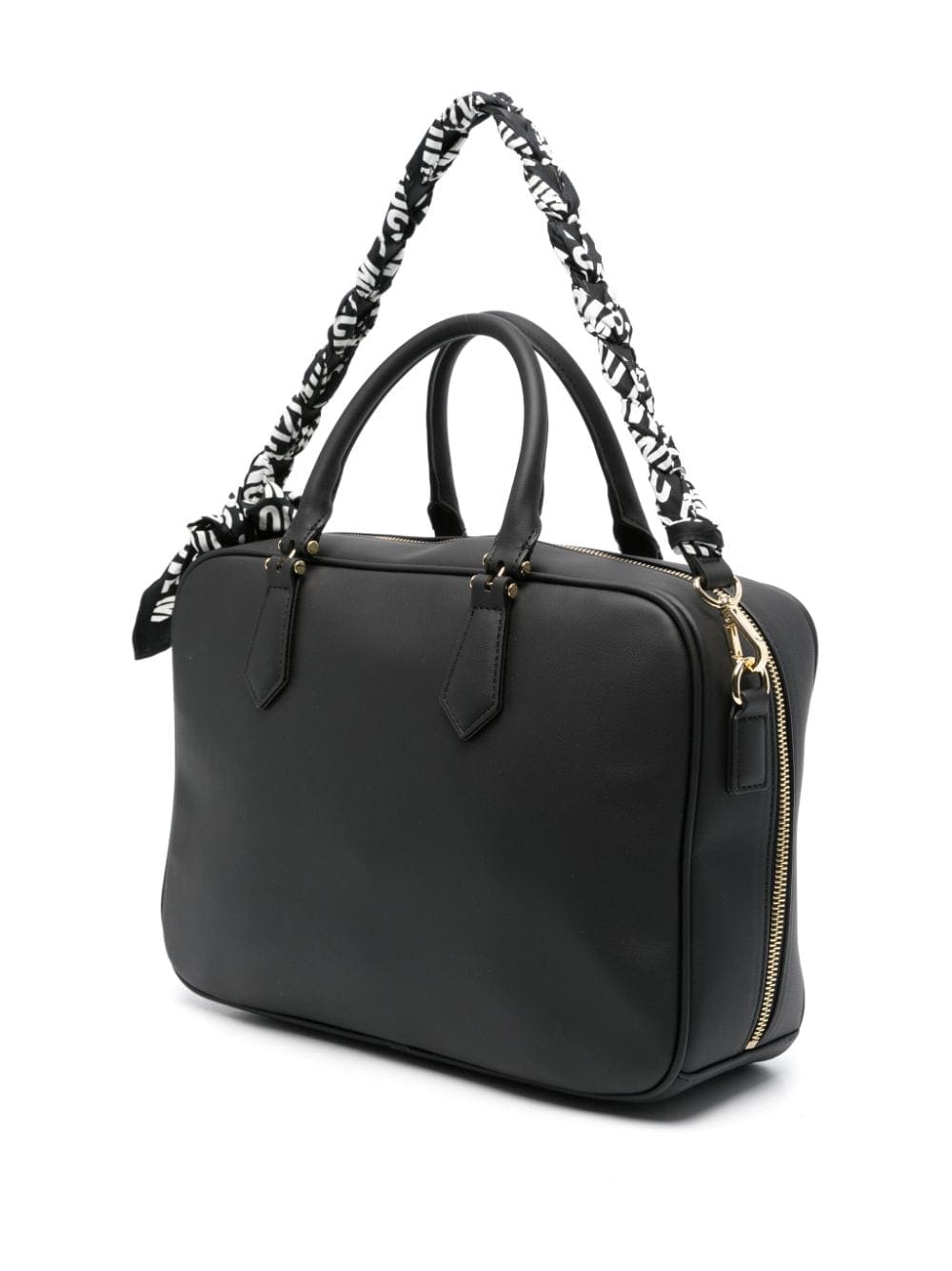 Love Moschino logo-plaque tote bag - Image 3