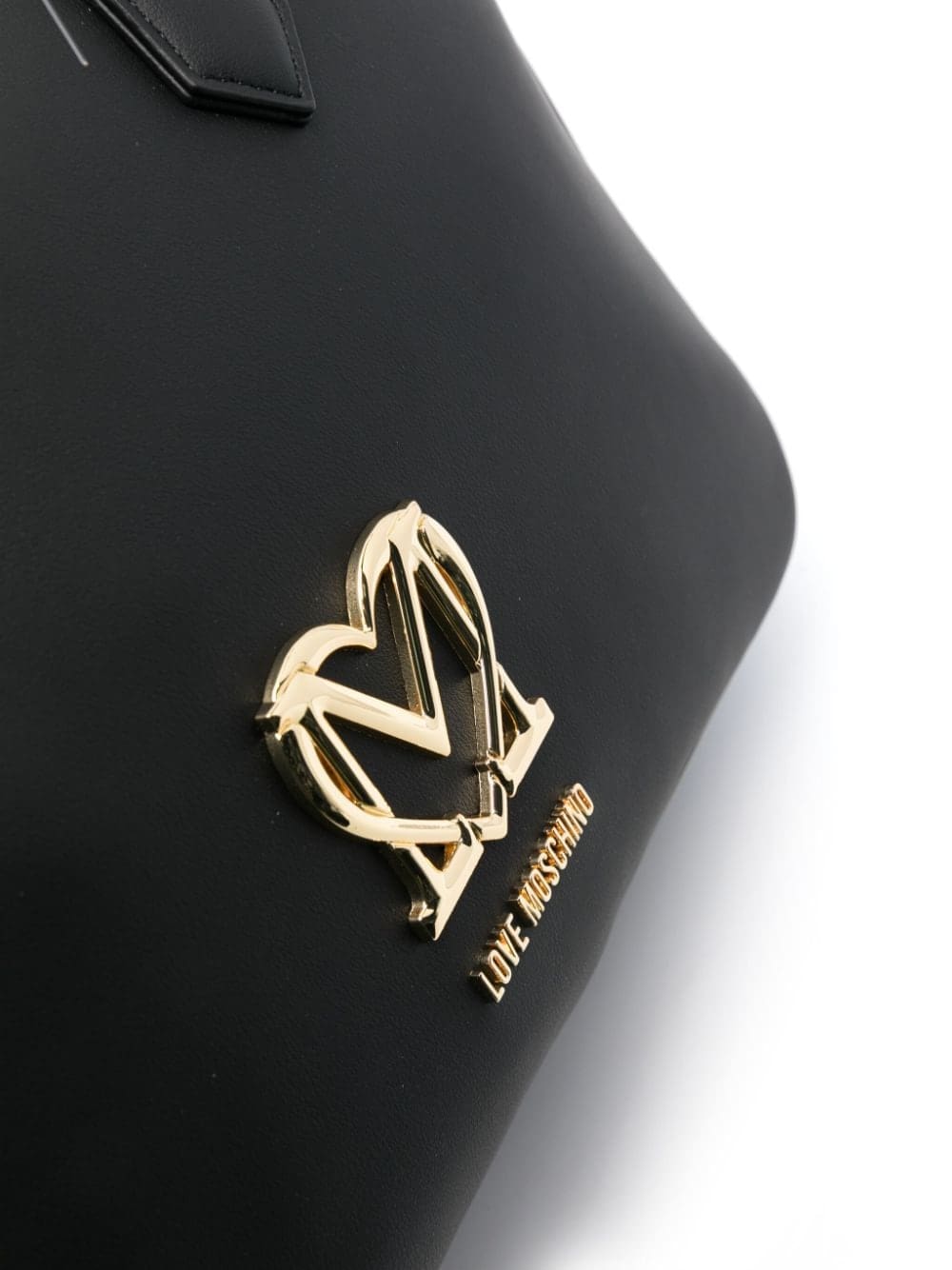 Love Moschino logo-plaque tote bag - Image 4