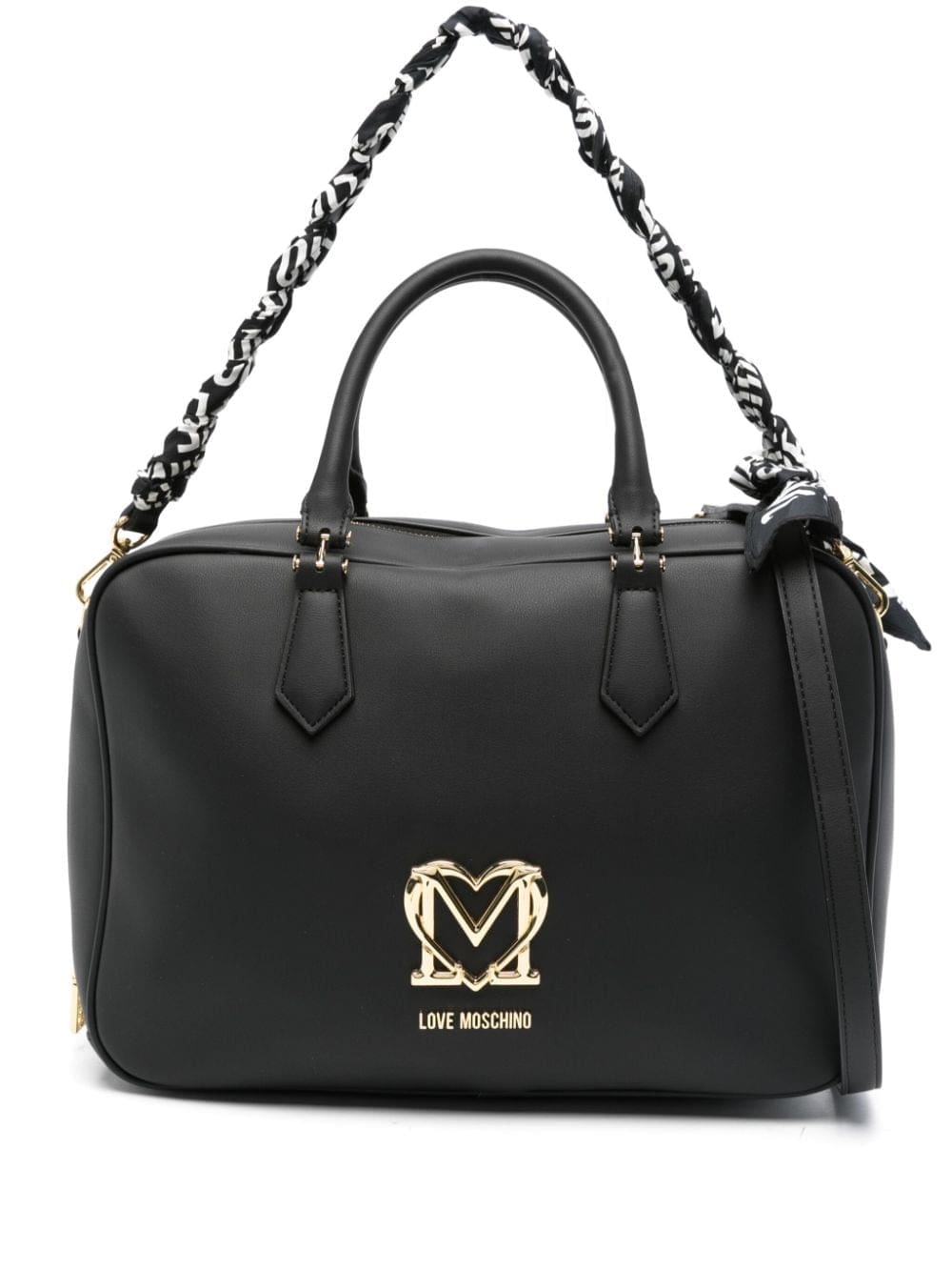 Love Moschino logo-plaque tote bag
