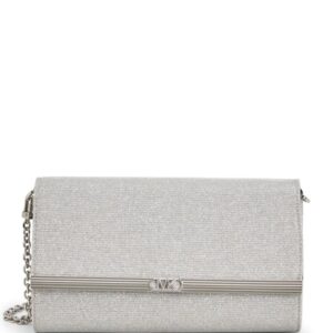 Michael Kors large Mona glitter clutch bag