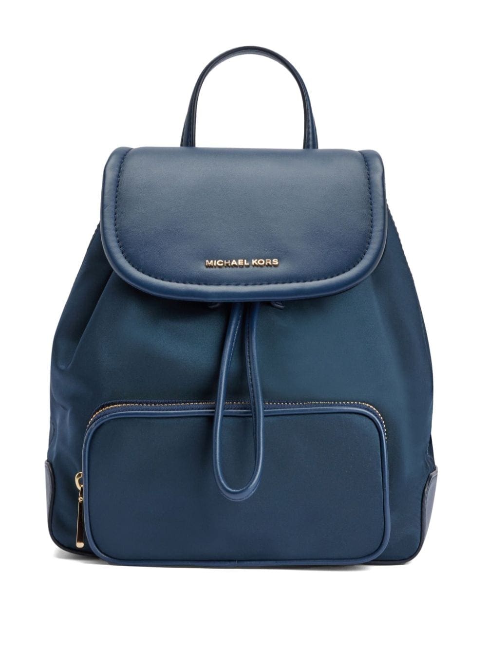 Michael Kors logo-plaque midnight blue backpack