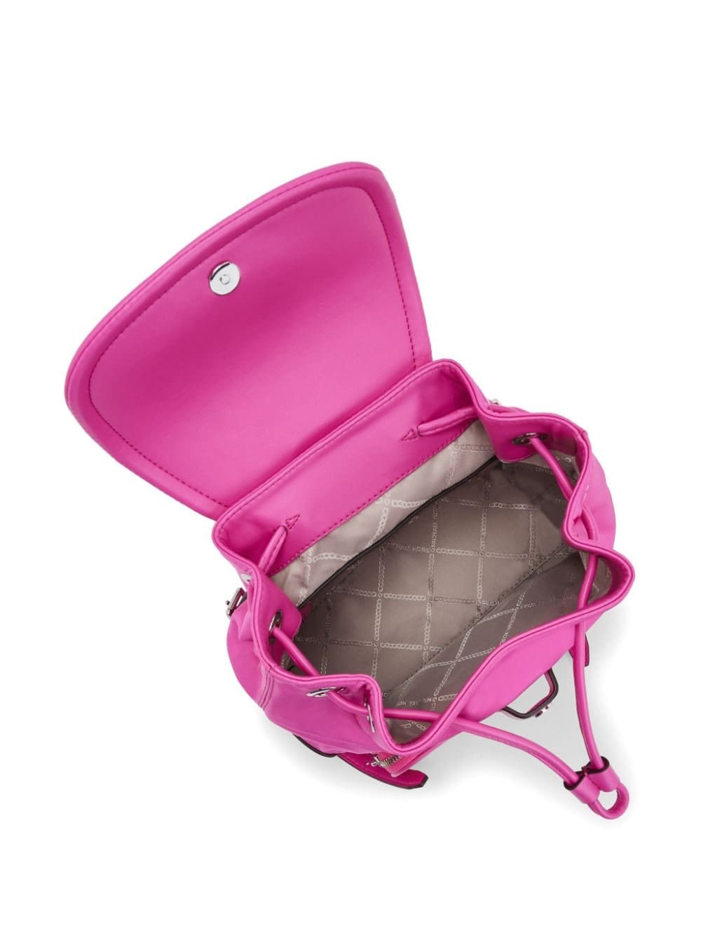 Michael Kors logo-plaque pink backpack - Image 3