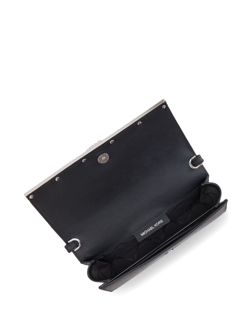 Michael Kors large Mona leather clutch bag - Image 3