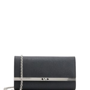 Michael Kors large Mona leather clutch bag