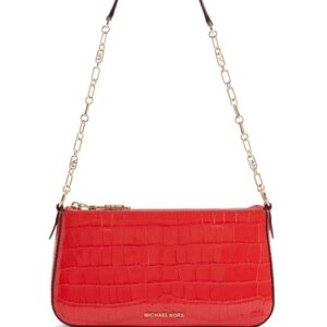 Michael Kors croc-embossed leather shoulder bag