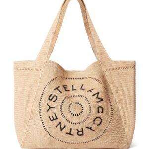 Stella McCartney medium logo-embroidered tote bag