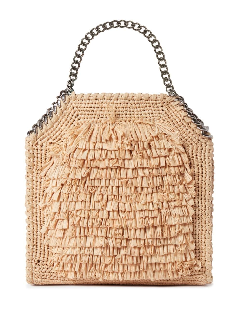 Stella McCartney Falabella raffia tote bag - Image 4