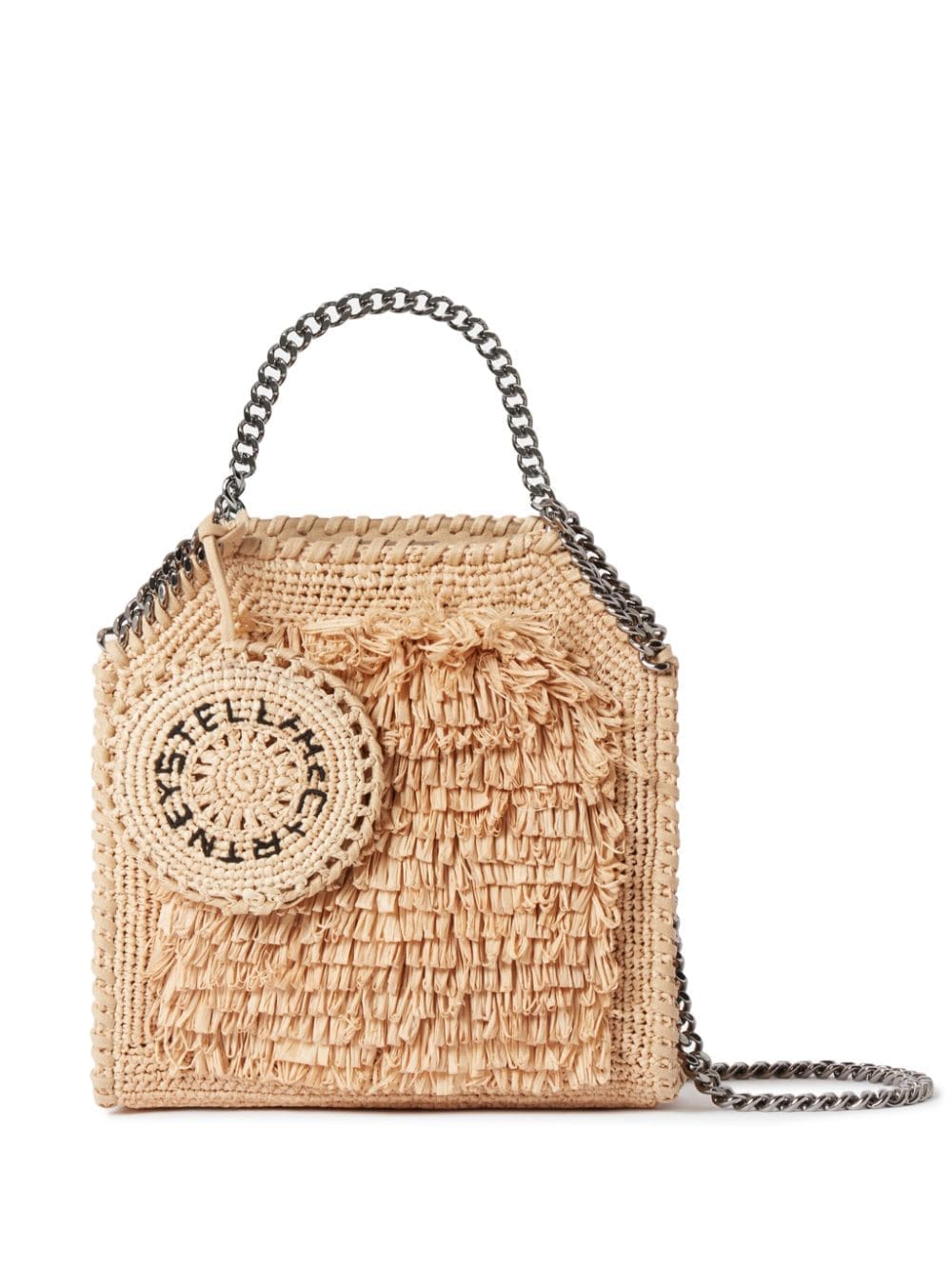 Stella McCartney Falabella raffia tote bag