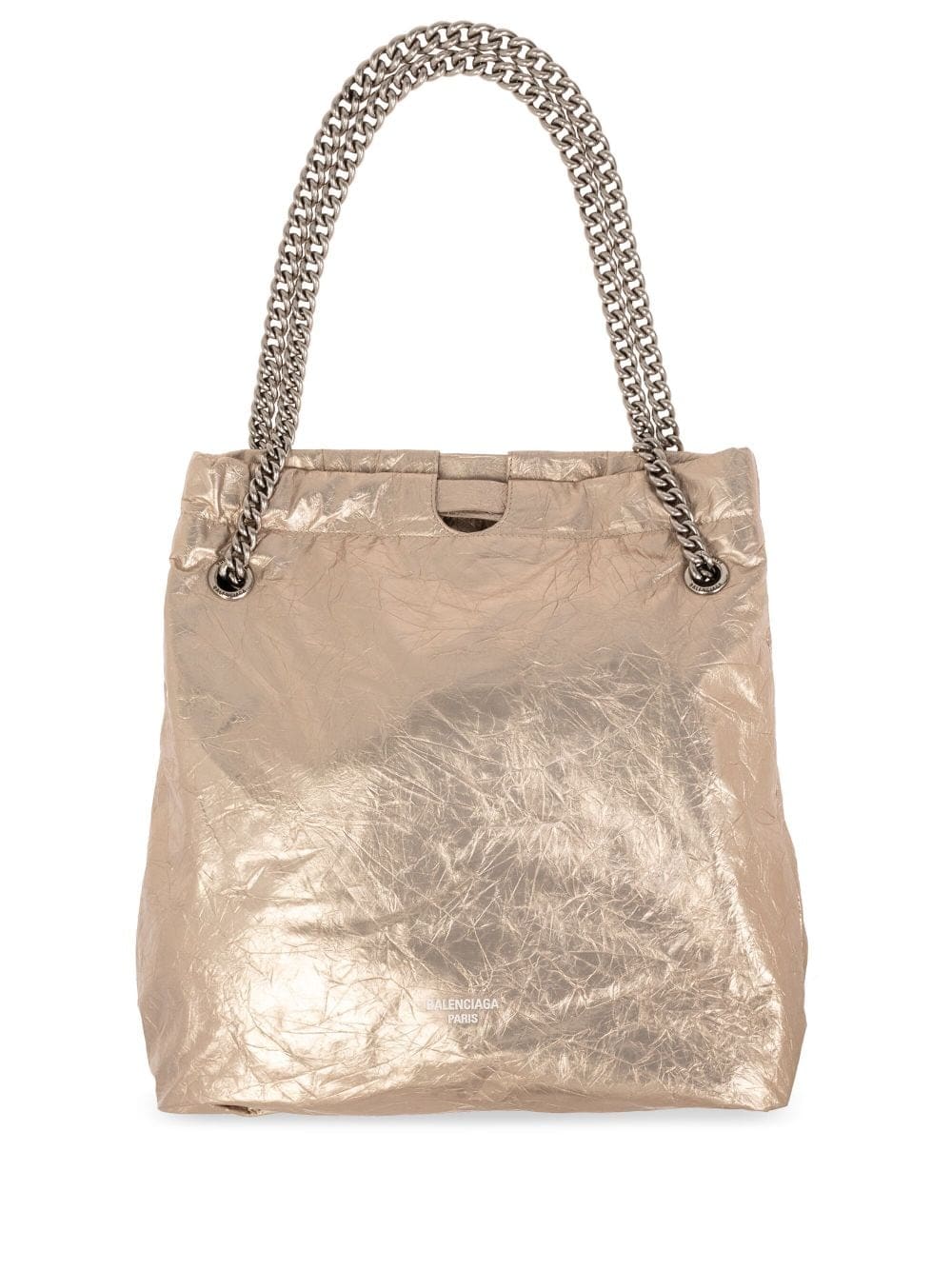 Balenciaga Crush metallic tote bag