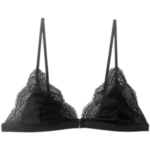 Fleur Du Mal Naomi lace-trim triangle bra