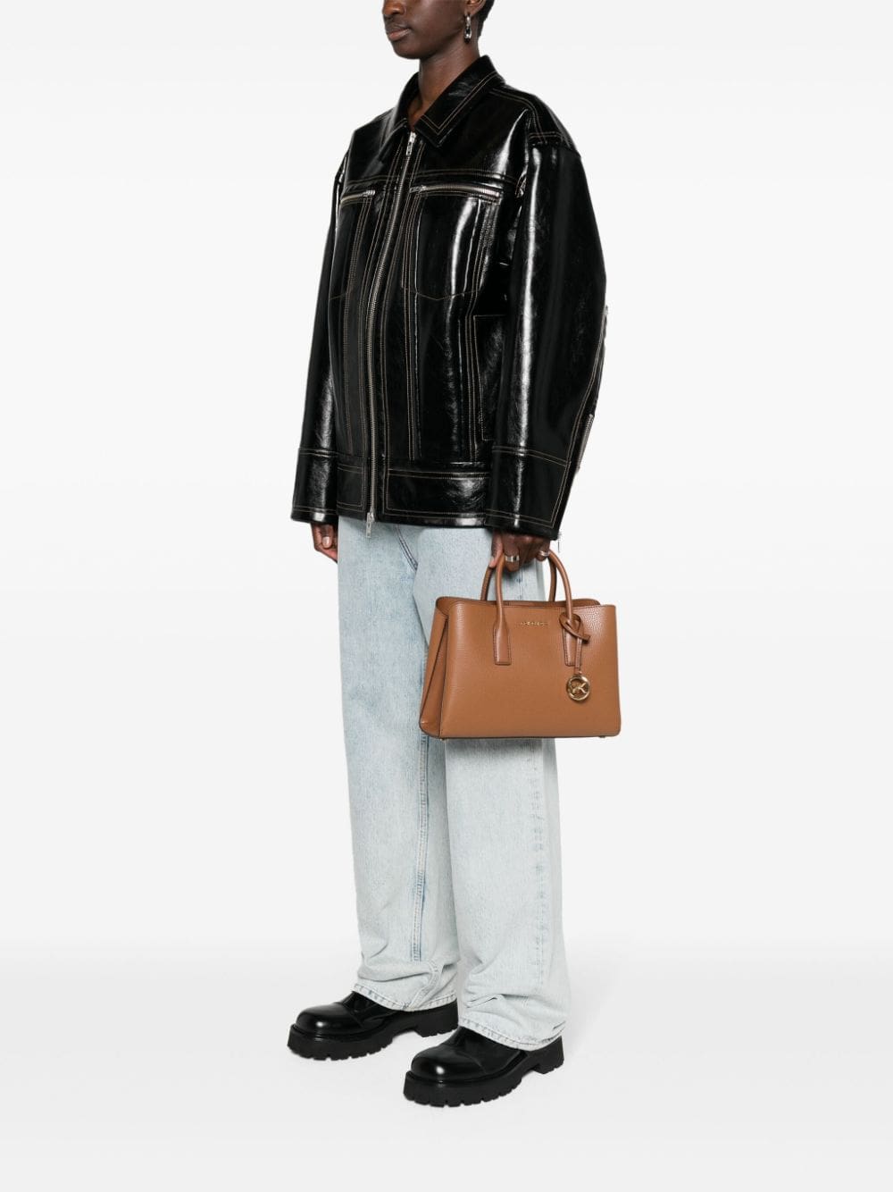 Michael Kors small Ruthie leather satchel - Image 2