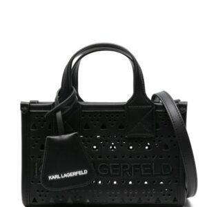 Karl Lagerfeld K/Skuare perforated tote bag