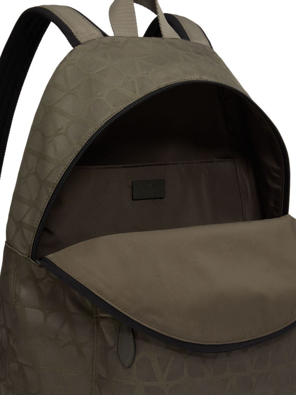 Valentino Garavani Toile Iconographe leather-trim backpack - Image 6