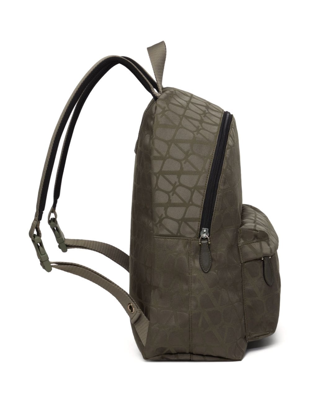 Valentino Garavani Toile Iconographe leather-trim backpack - Image 4