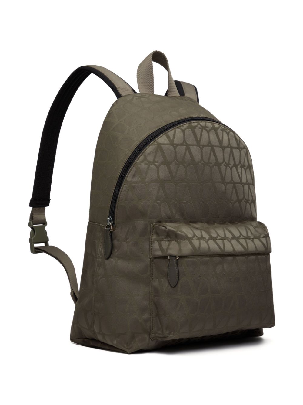 Valentino Garavani Toile Iconographe leather-trim backpack - Image 3