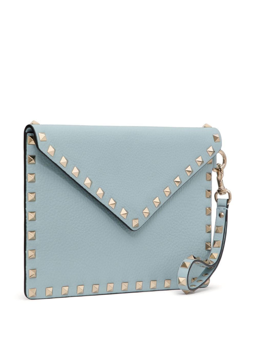 Valentino Garavani Rockstud leather clutch bag - Image 4
