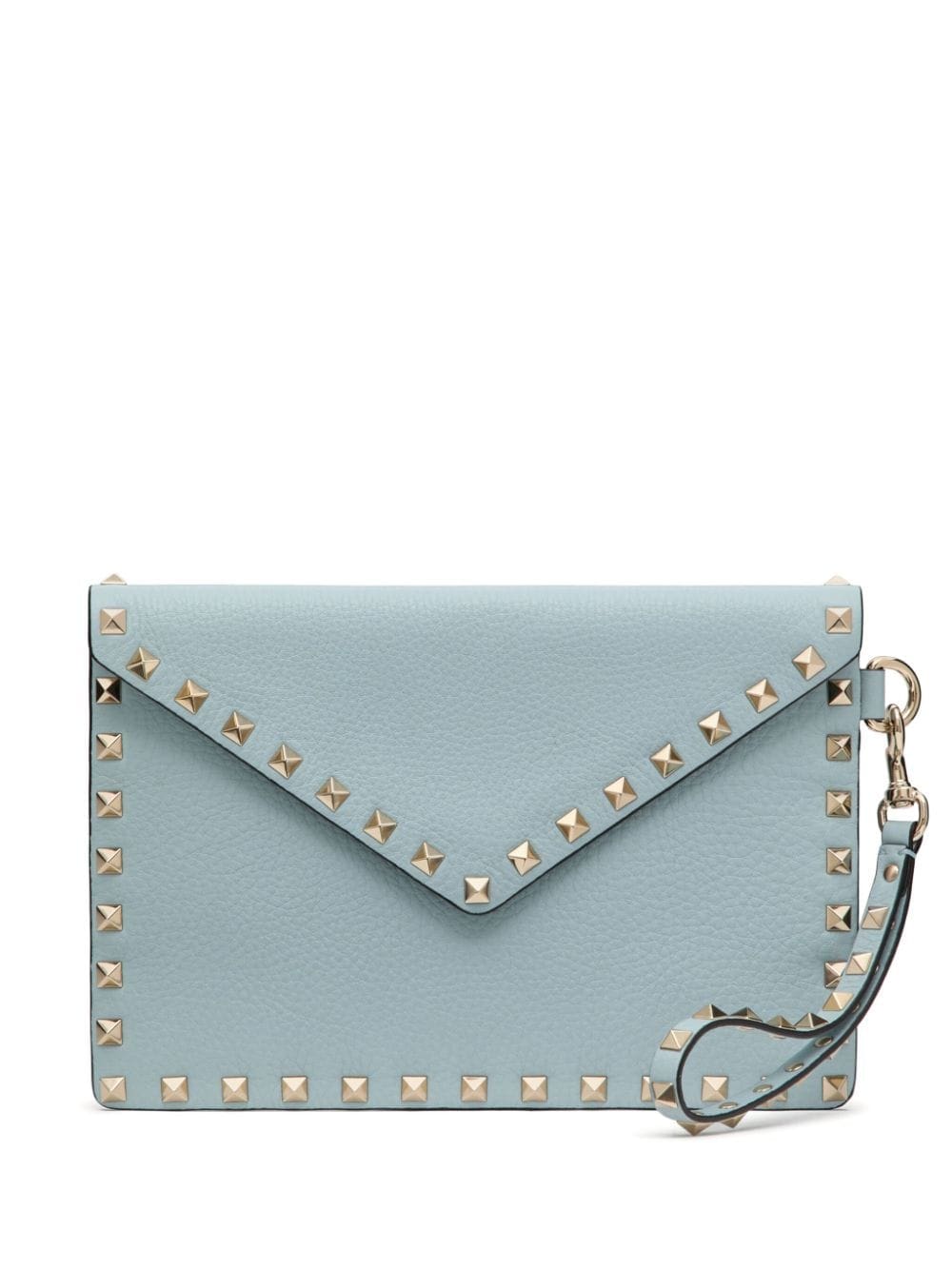 Valentino Garavani Rockstud leather clutch bag