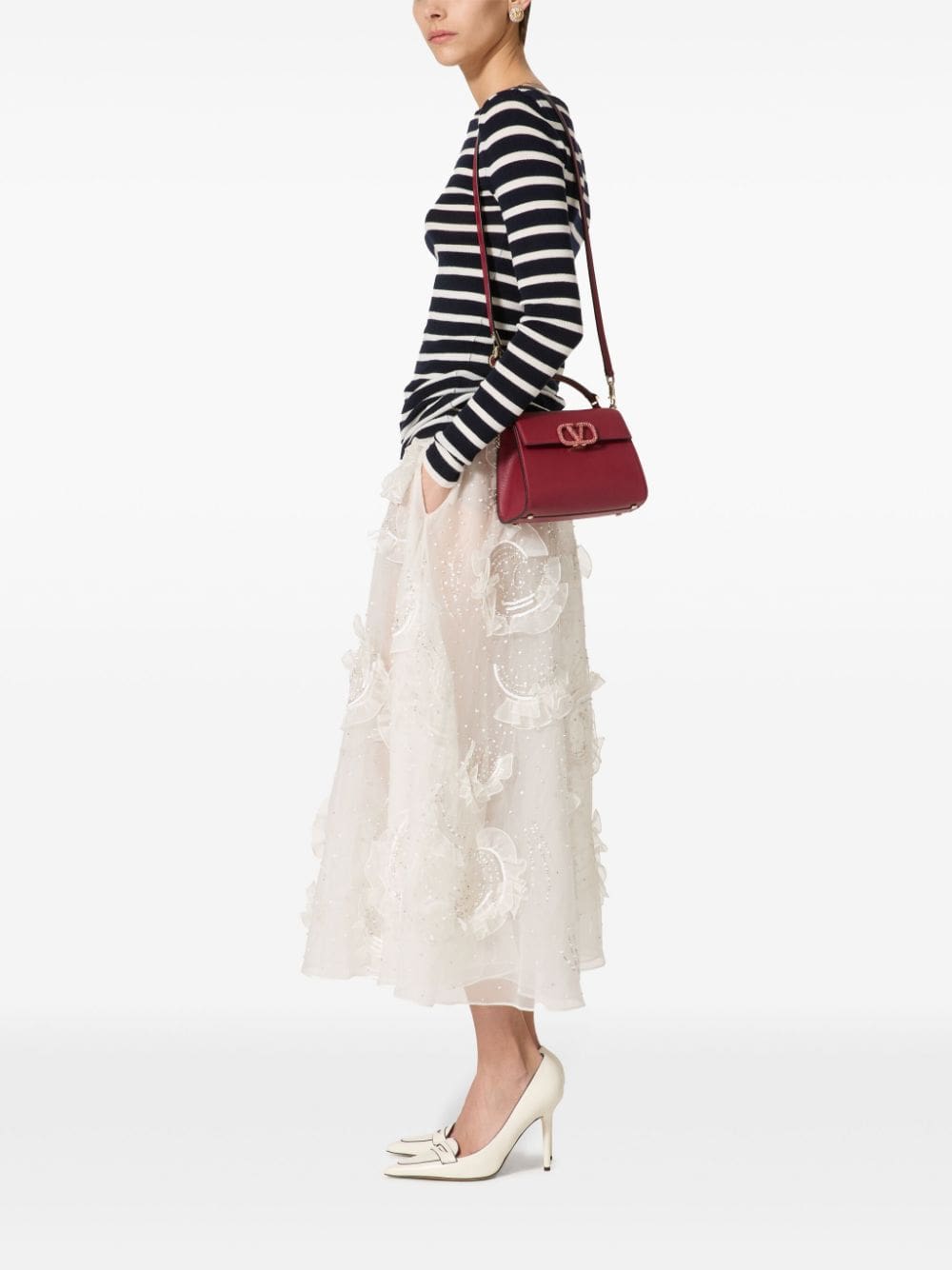 Valentino Garavani mini VSling leather tote bag - Image 2