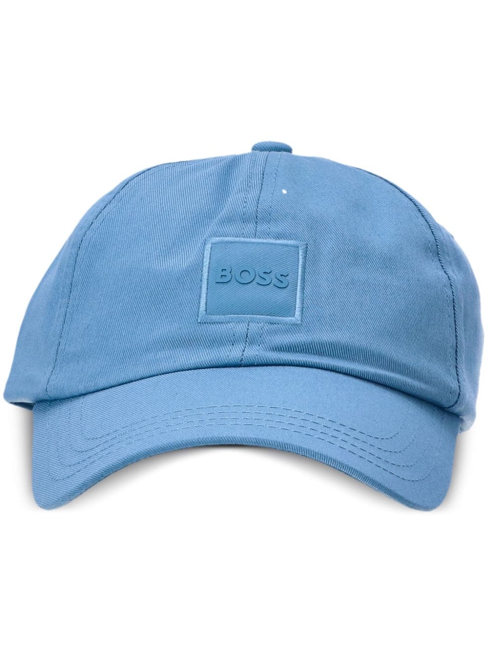 BOSS logo-appliqué cotton cap