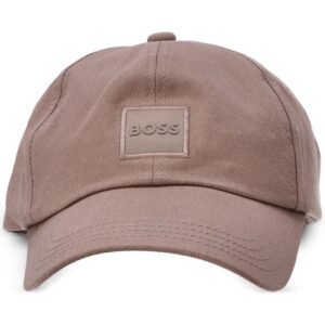 BOSS logo-appliqué cotton cap