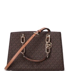 Michael Kors monogram pattern chain two-way tote bag