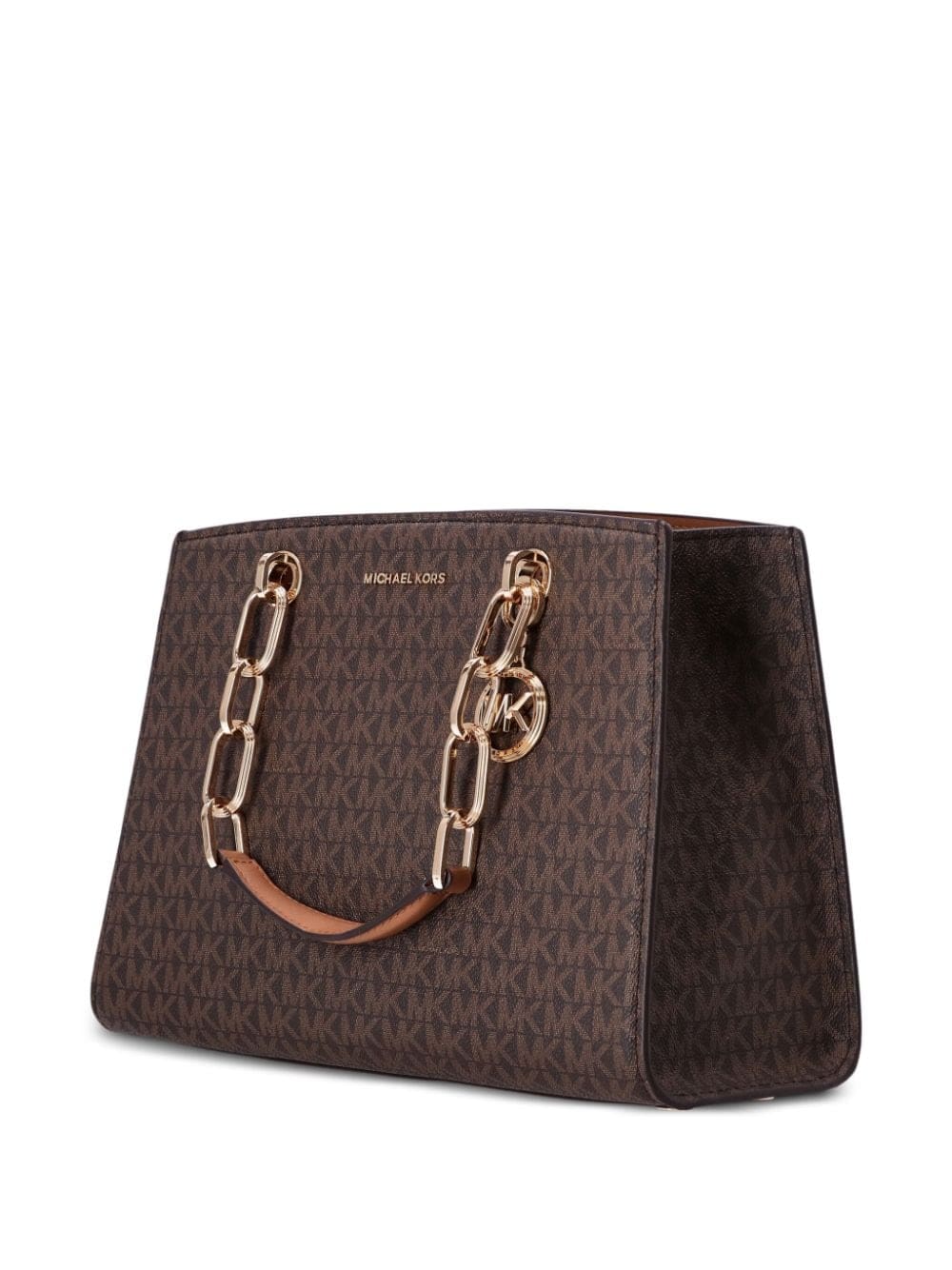 Michael Kors monogram pattern chain two-way tote bag - Image 3
