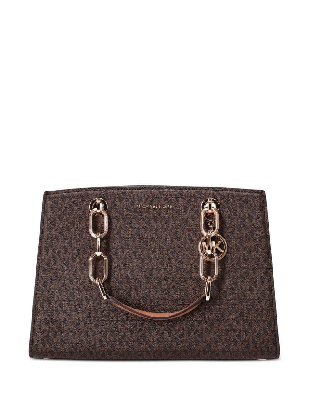 Michael Kors monogram pattern chain two-way tote bag - Image 4