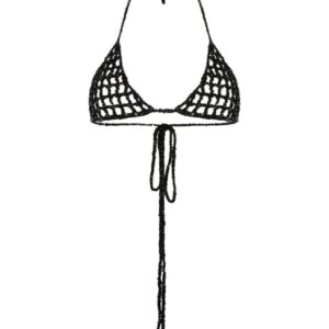 Roberto Collina sequinned crochet bralette