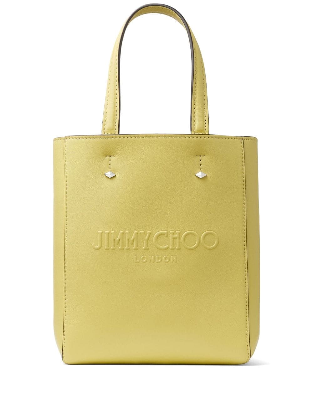 Jimmy Choo Lenny debossed-logo leather tote bag