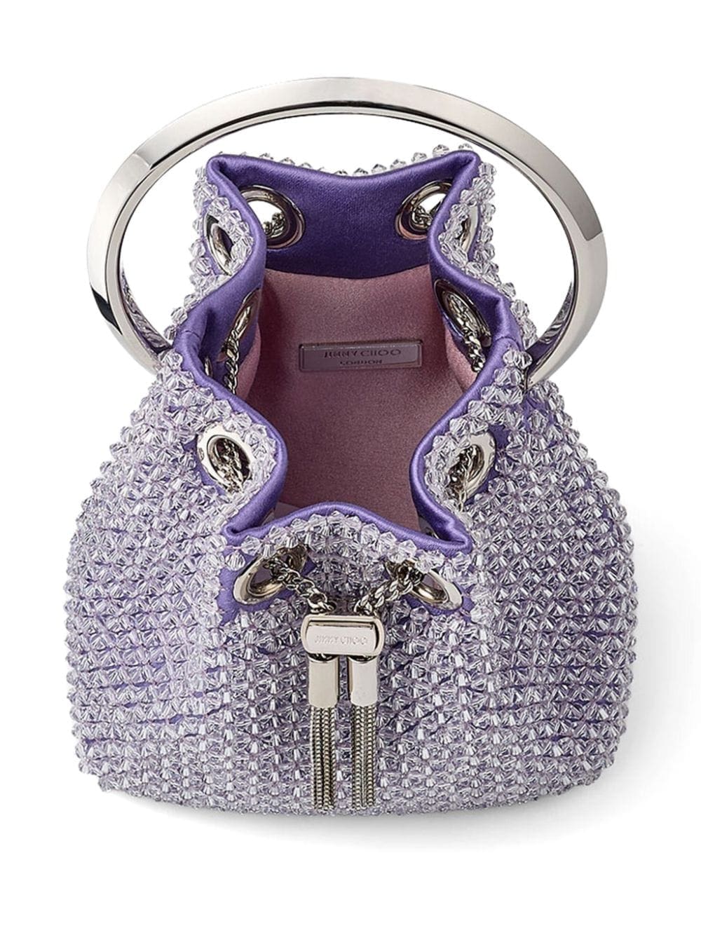 Jimmy Choo Micro Bon Bon beaded tote bag - Image 4