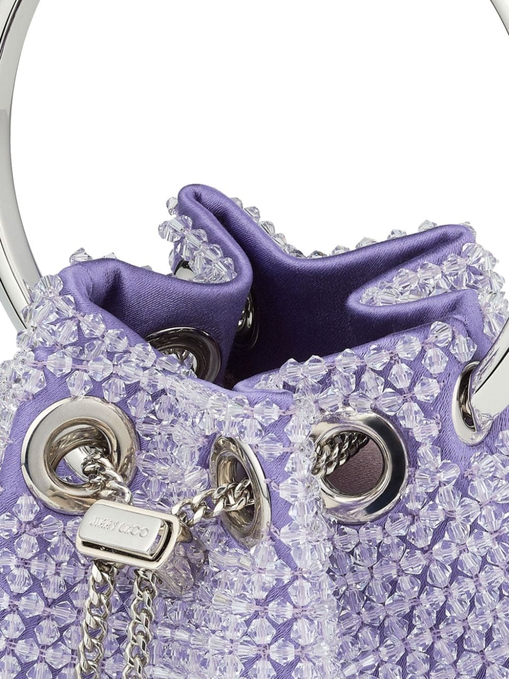 Jimmy Choo Micro Bon Bon beaded tote bag - Image 5