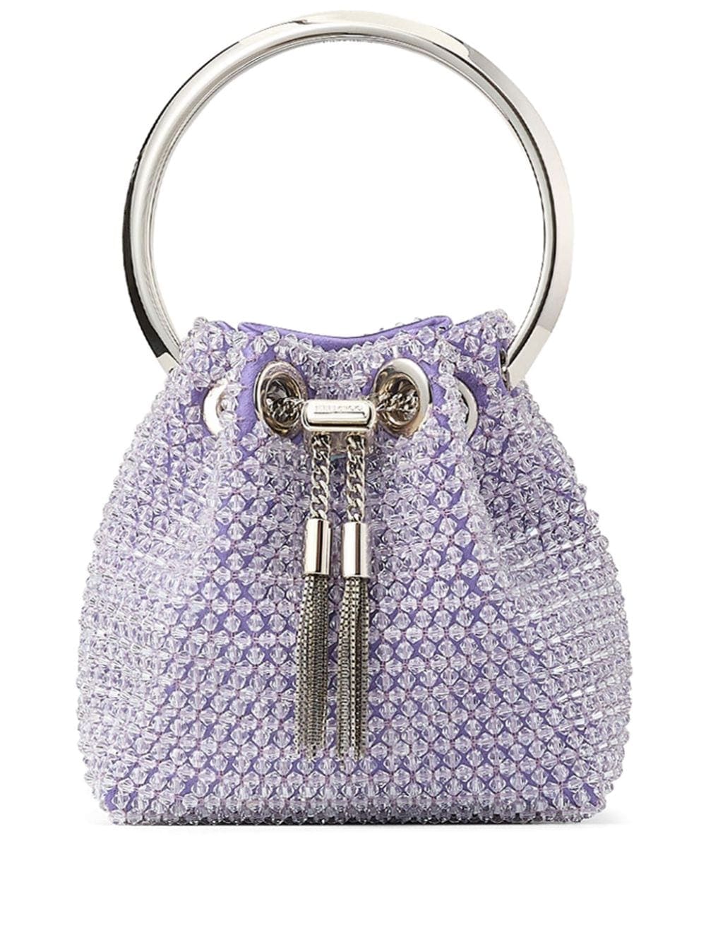 Jimmy Choo Micro Bon Bon beaded tote bag