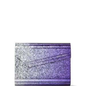 Jimmy Choo Candy glitter clutch bag