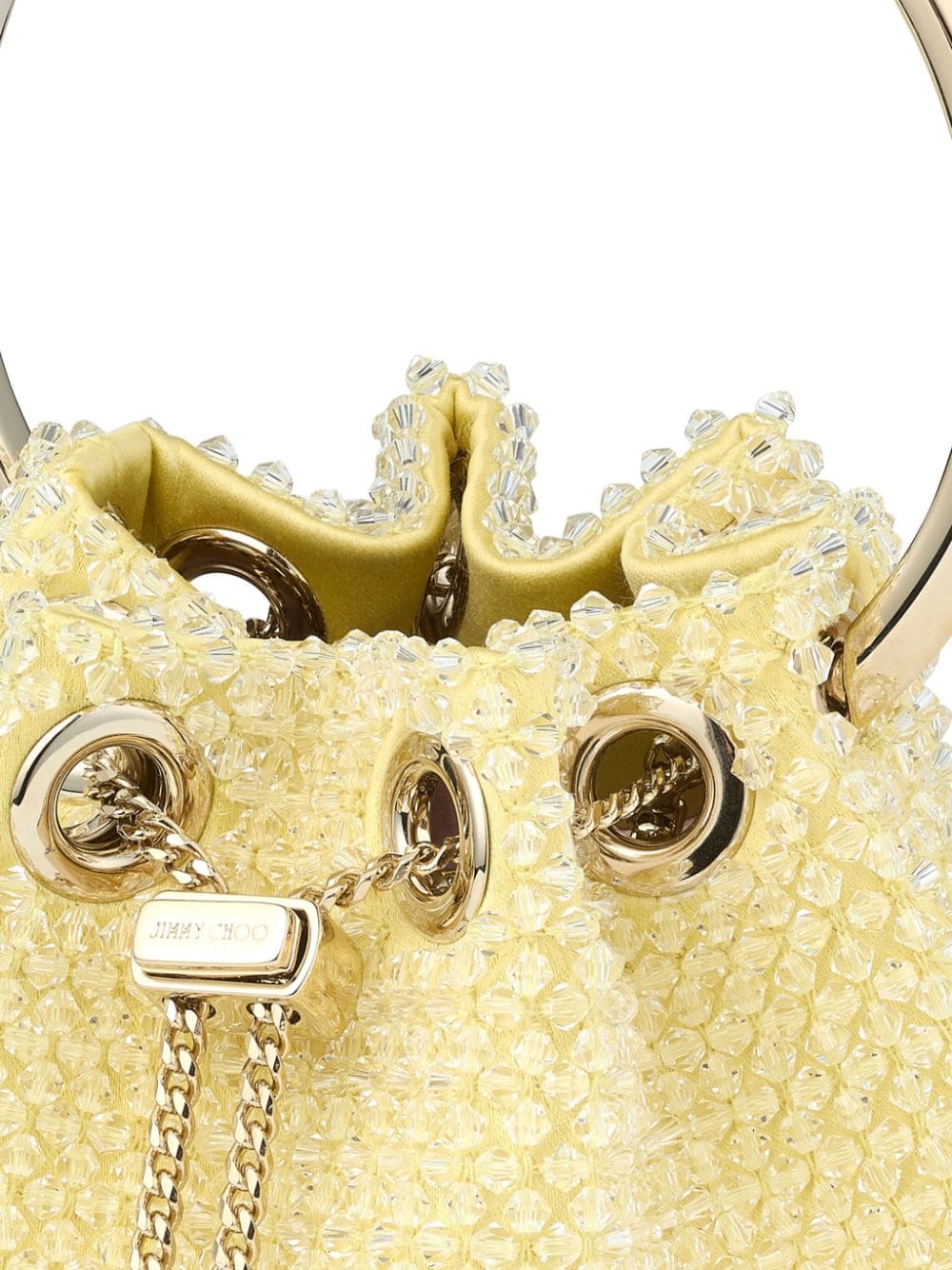 Jimmy Choo Micro Bon Bon beaded tote bag - Image 4