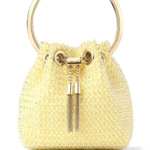 Jimmy Choo Micro Bon Bon beaded tote bag