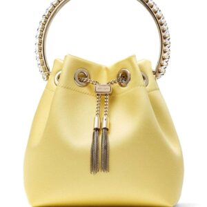 Jimmy Choo Bon Bon satin tote bag