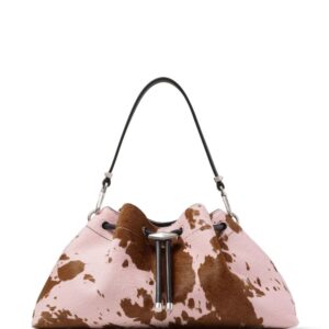 Jimmy Choo Cinch M cow-print shoulder bag